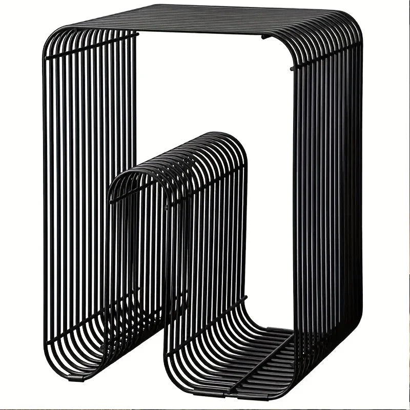 Modern Geometric Metal Bookshelf
